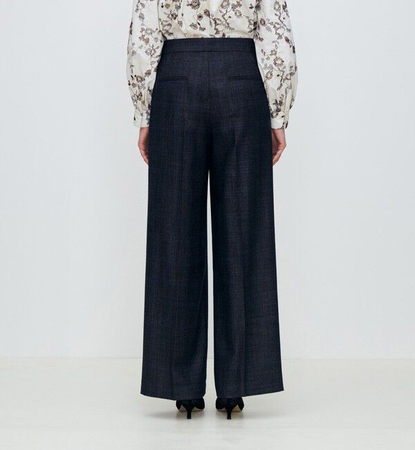 TOMORROWLAND collection「SILK AIR PANE タックワイドパンツ」|その他|