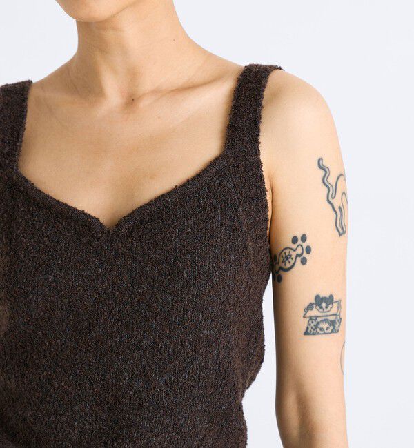 Edition「ウールブークレー ニット キャミソール」|ニット・セーター|