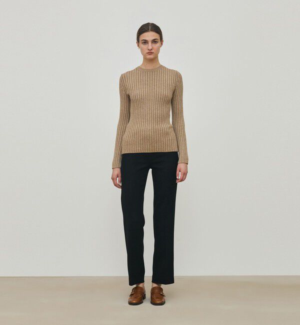 DES PRES「ウールリブ クルーネックプルオーバー」|ニット・セーター|