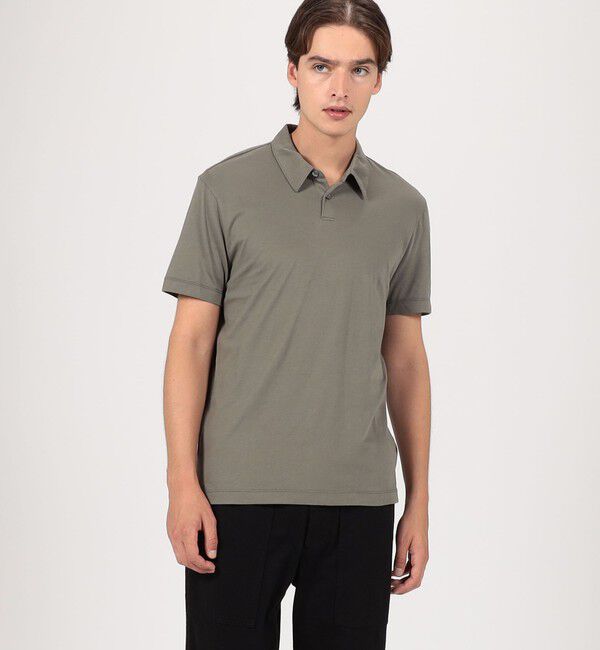 JAMES PERSE「コットンジャージー ポロシャツ MBEL3710」|ポロシャツ|