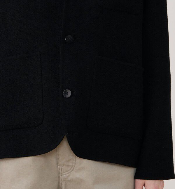 GALERIE VIE「ウールダブルクレープ スリーボタンジャケット」|テーラードジャケット|