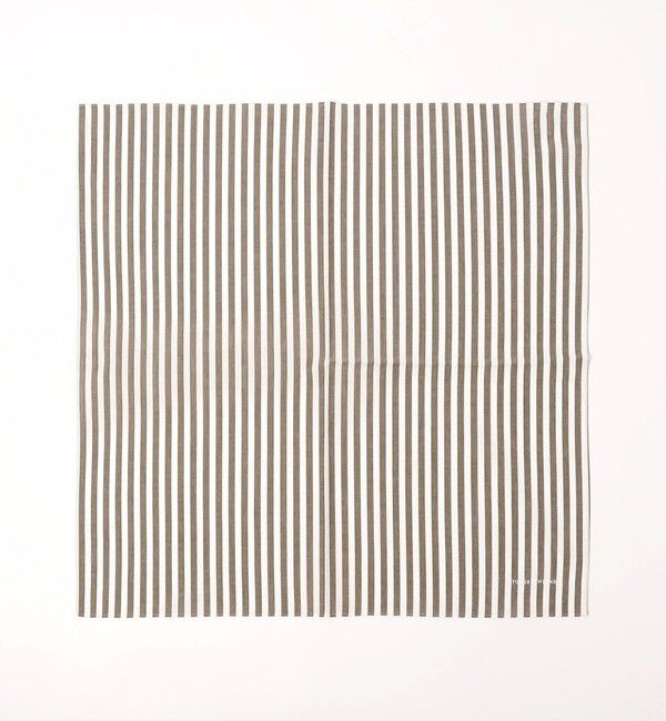 TOMORROWLAND GOODS「TOMORROWLAND コットンストライプハンカチ」|ハンカチ|