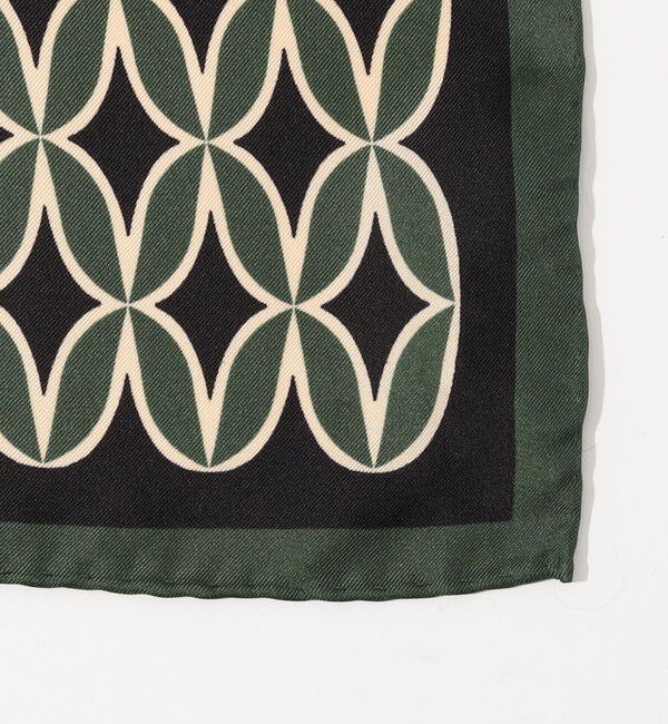 TOMORROWLAND GOODS「TOMORROWLAND ジオメトリック柄 シルクスカーフ」|バンダナ・スカーフ|