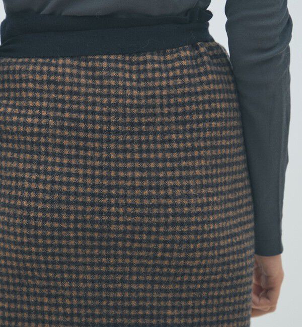 MACPHEE「ウールジャカード ラップスカート」|スカート|