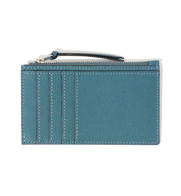 TOMORROWLAND GOODS「【別注】BROOKLYN MUSEUM シュリンクレザー フラグメントケース」|財布|63 ライトブルー