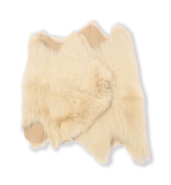 TOMORROWLAND GOODS「KARL DONOGHUE BUTTON シュラッグ」|ストール|43 ベージュ