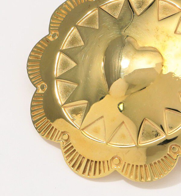 TOMORROWLAND GOODS「ADRAR Flower Heart ゴールド ブローチピン」|ブローチ・コサージュ|