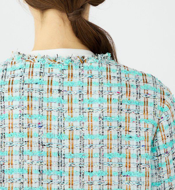 Ballsey「Sorbet クルーネックジャケット」|ノーカラージャケット|