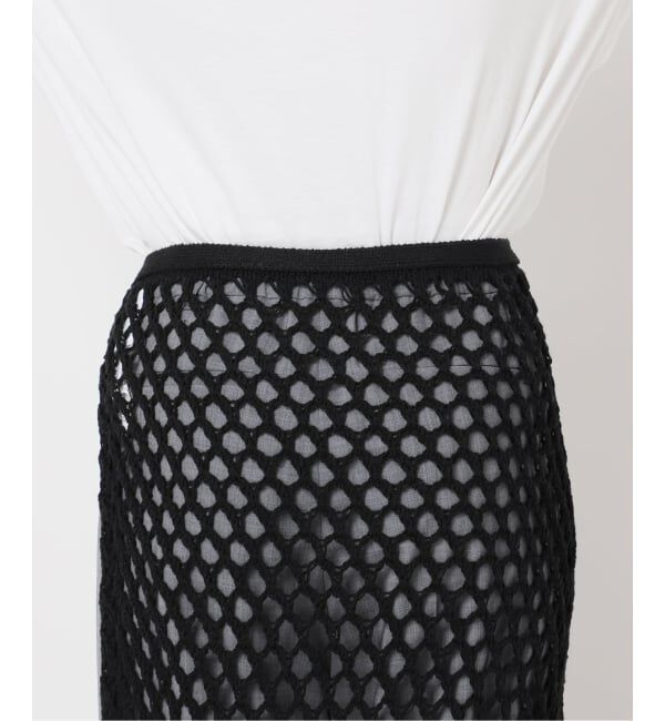  「&ldquo;O&rdquo; MESH WRAP スカート」|スカート|