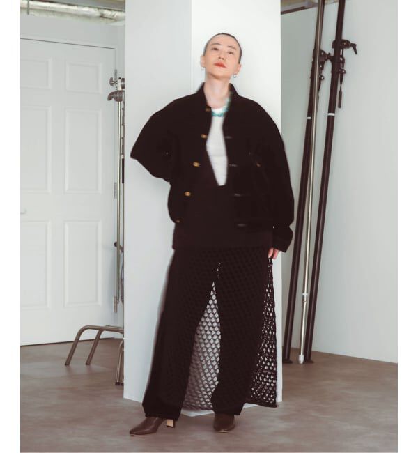  「&ldquo;O&rdquo; MESH WRAP スカート」|スカート|