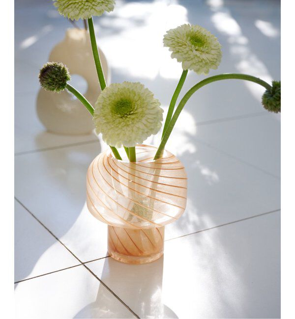 journal standard Furniture「GLASS VASE FUNGO　フラワーベース 花器 花瓶」|その他|オレンジ