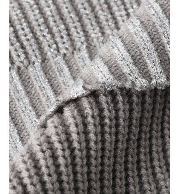 journal standard Furniture「SILVER PRINT KNIT CUSHION　クッションカバー 45cm」|クッション・クッションカバー|