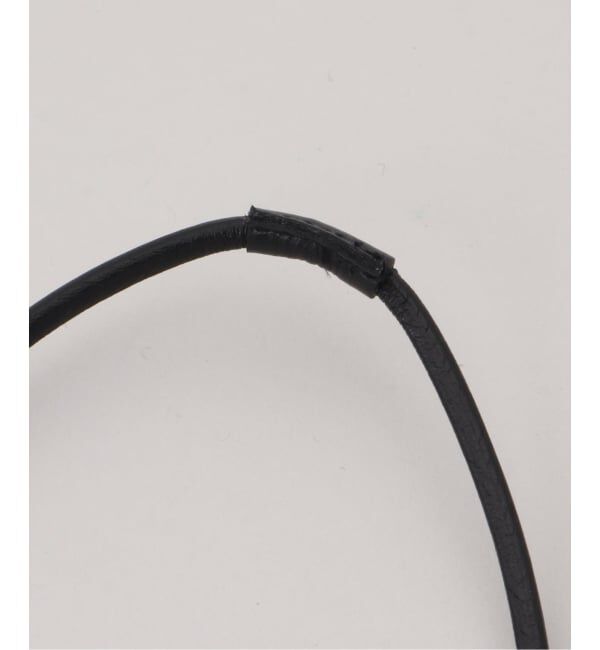 EYETHINK「R.ALAGAN IKEBANA RING with code SILVER/BLACK」|ネックレス|