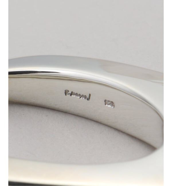 EYETHINK「R.ALAGAN IKEBANA RING with code SILVER/BLACK」|ネックレス|