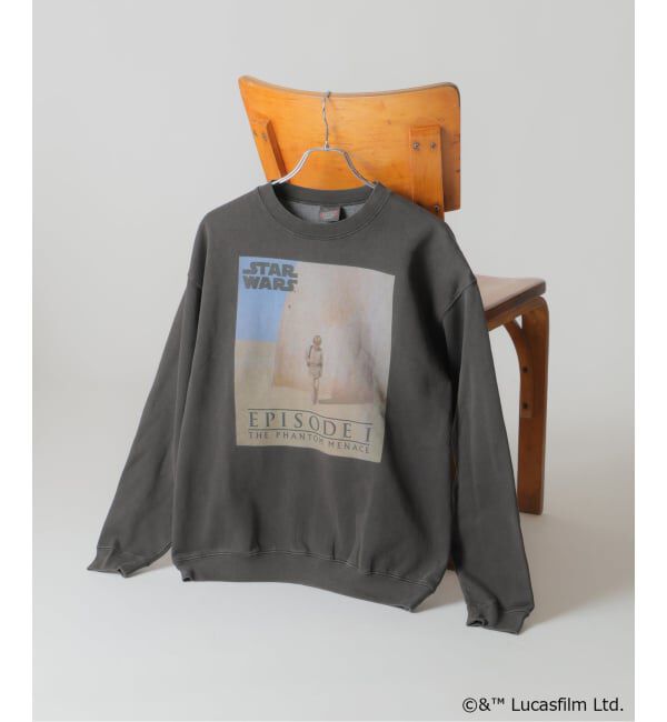 JOINT WORKS「SCREEN STARS "STAR WARS" PIGMENT CREW」|スウェット・ジャージ|ブラック A