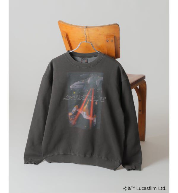 JOINT WORKS「SCREEN STARS "STAR WARS" PIGMENT CREW」|スウェット・ジャージ|ブラック B