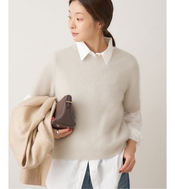 Plage「Light Fur Hansode ニット」|ニット・セーター|ナチュラル