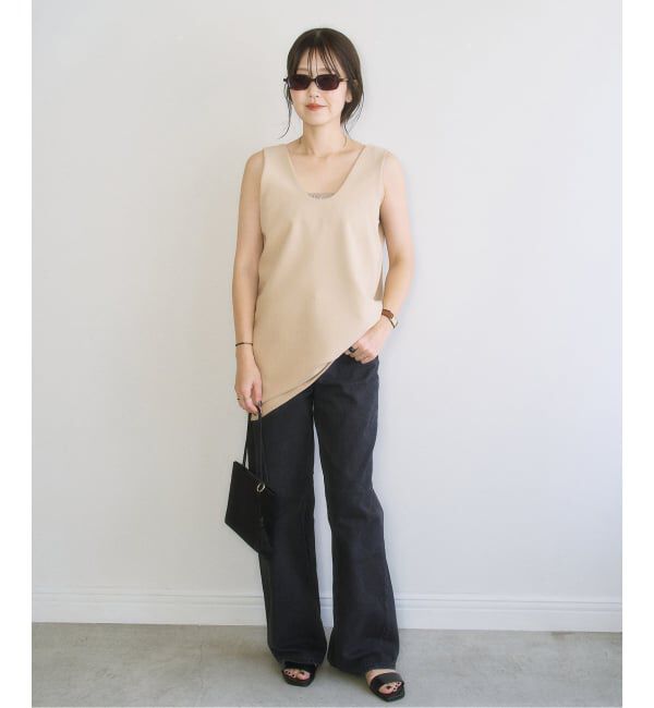 Plage「《WEB限定追加予約》MY_sleeveless ブラウス」|シャツ・ブラウス|