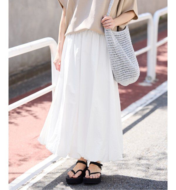 SLOBE IENA「バルーンイージースカート」|スカート|