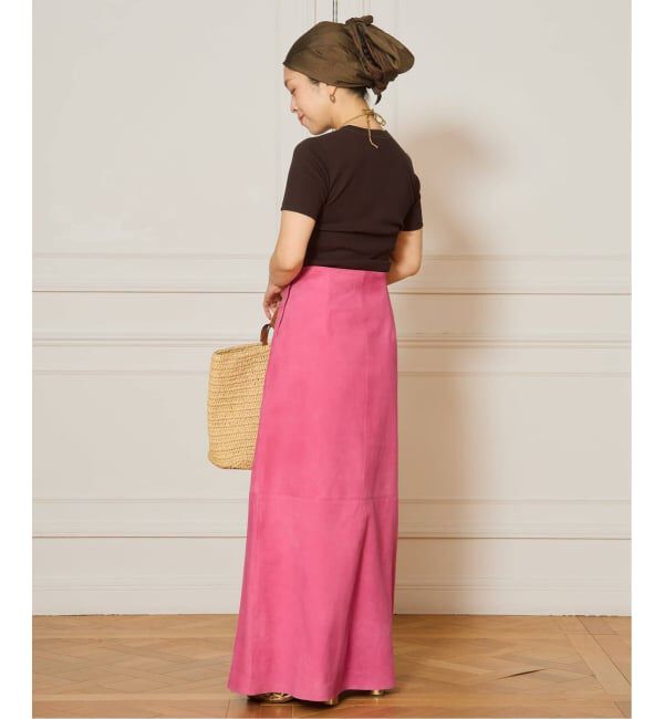 IENA LA BOUCLE「IENA LA BOUCLE ゴートスエードタイトスカート」|スカート|