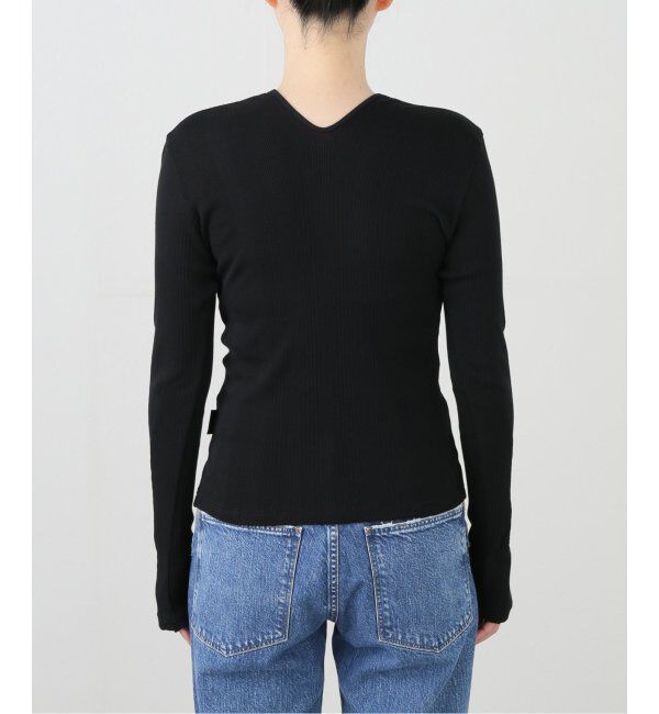 IENA LA BOUCLE「PHOTOCOPIEU/フォトコピュー Vネックトップ」|Tシャツ・カットソー|