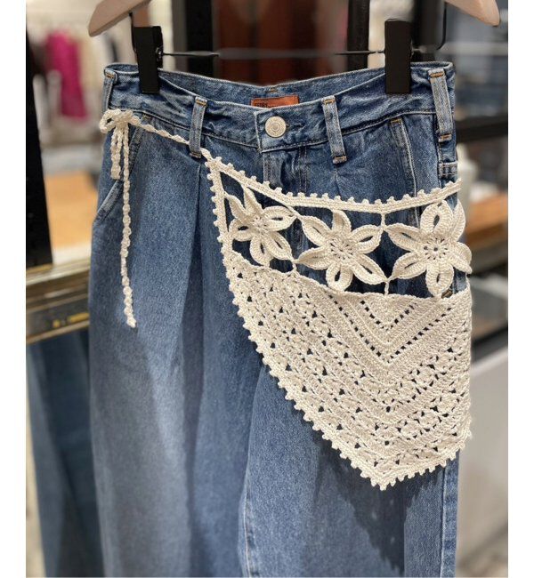 IENA LA BOUCLE「estudio 1999 FLORES BONNET MODELCHANGE スカーフ」|バンダナ・スカーフ|