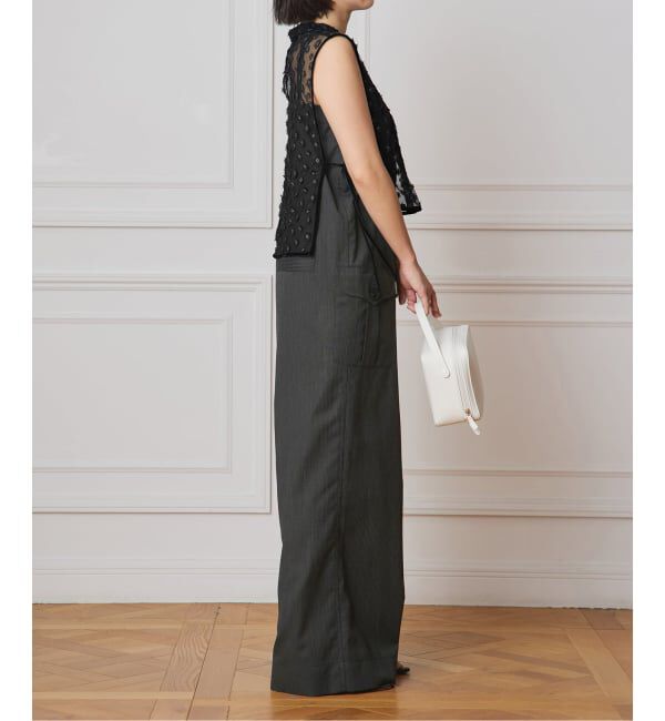 IENA LA BOUCLE「IENA LA BOUCLE フラワーモチーフチュールベスト」|シャツ・ブラウス|