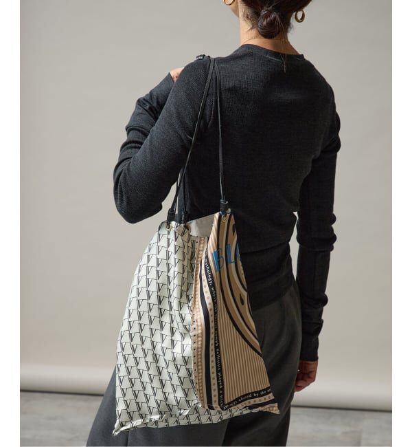 VERMEIL par iena「《追加2》manipuri マニプリ Bag 別注Verロゴxデイジーバンダナ」|トートバッグ|