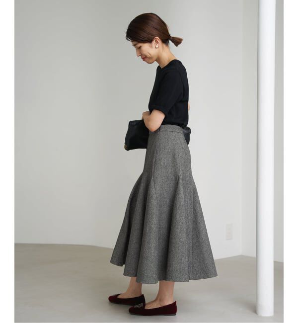 IENA「《追加2》コットンフライスハーフスリーブプルオーバー」|Tシャツ・カットソー|