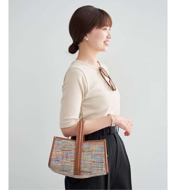 IENA「《追加2》コットンフライスハーフスリーブプルオーバー」|Tシャツ・カットソー|