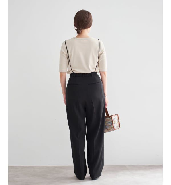 IENA「《追加2》コットンフライスハーフスリーブプルオーバー」|Tシャツ・カットソー|