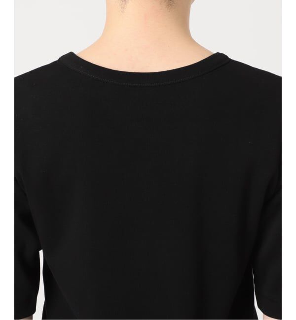 IENA「《追加2》コットンフライスハーフスリーブプルオーバー」|Tシャツ・カットソー|