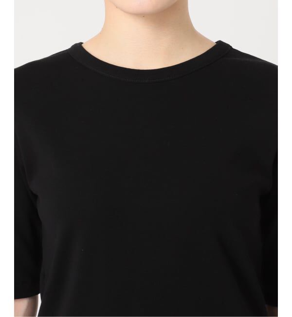 IENA「《追加2》コットンフライスハーフスリーブプルオーバー」|Tシャツ・カットソー|