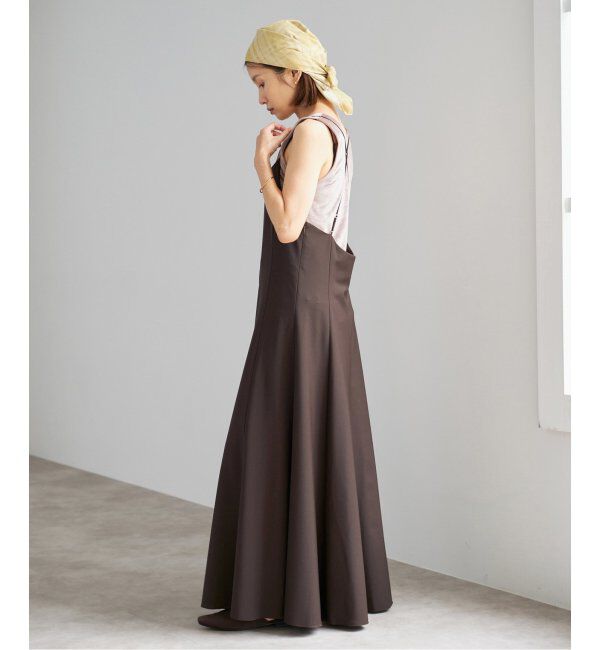 IENA「トロピカルWOOL キャミソールワンピース」|ワンピース|