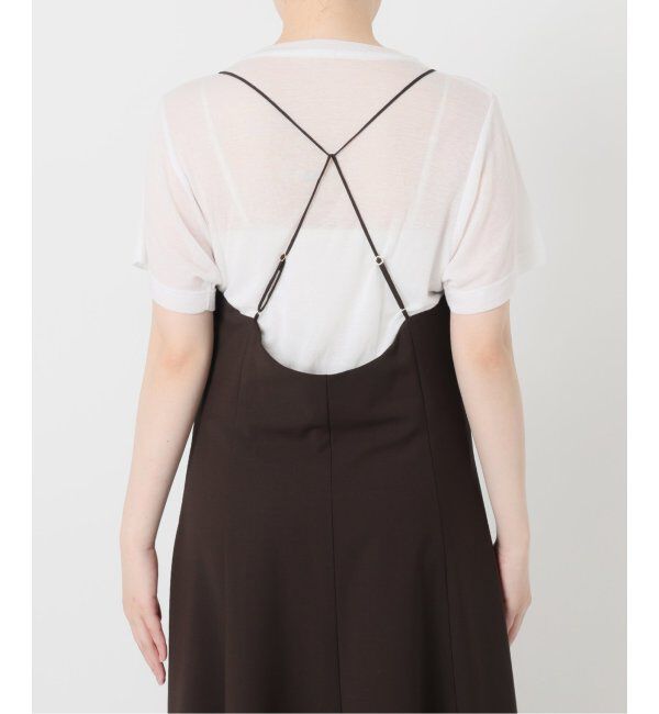 IENA「トロピカルWOOL キャミソールワンピース」|ワンピース|