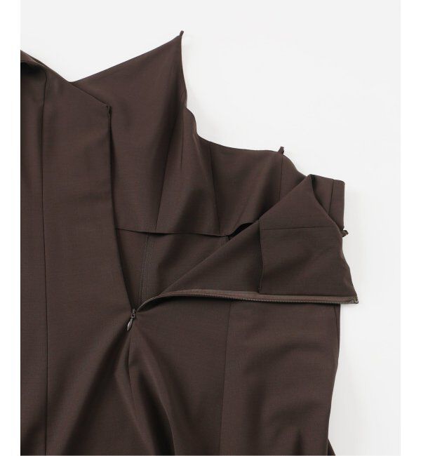 IENA「トロピカルWOOL キャミソールワンピース」|ワンピース|