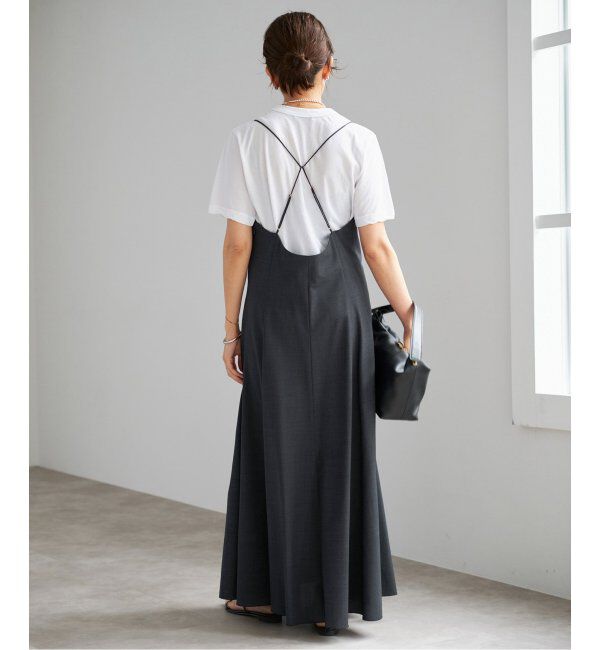 IENA「トロピカルWOOL キャミソールワンピース」|ワンピース|