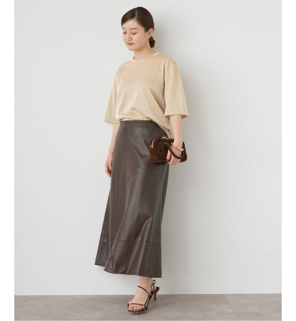 IENA「《追加》ラメ Tシャツ」|Tシャツ・カットソー|