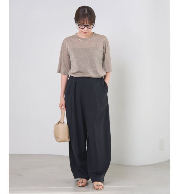 IENA「《追加》ラメ Tシャツ」|Tシャツ・カットソー|