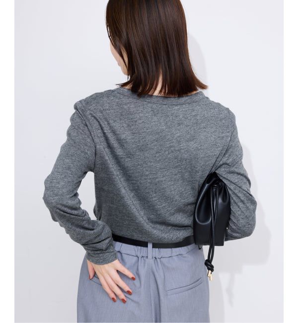 SLOBE IENA「TCスラブワイドネックロンTEE」|Tシャツ・カットソー|