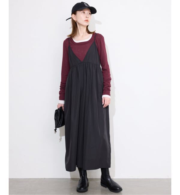 SLOBE IENA「TCスラブワイドネックロンTEE」|Tシャツ・カットソー|