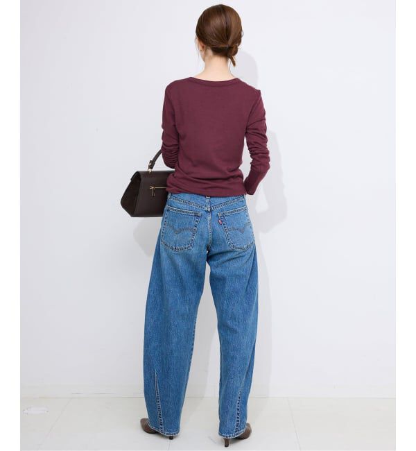 SLOBE IENA「TCスラブワイドネックロンTEE」|Tシャツ・カットソー|