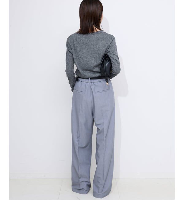 SLOBE IENA「TCスラブワイドネックロンTEE」|Tシャツ・カットソー|