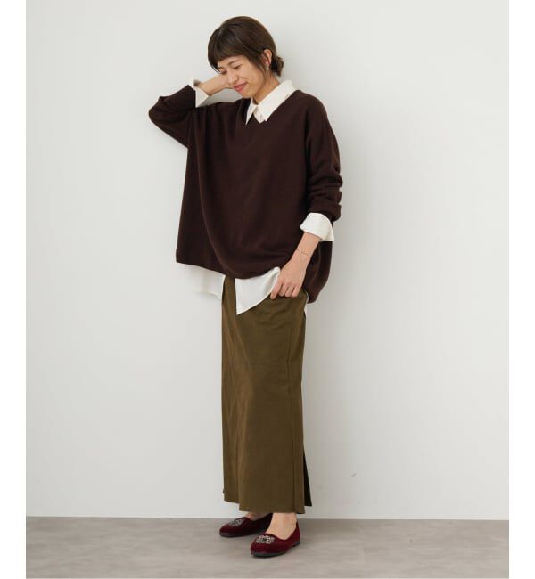 IENA「フェイクスエードスカート」|スカート|