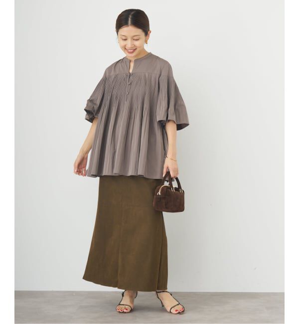 IENA「フェイクスエードスカート」|スカート|