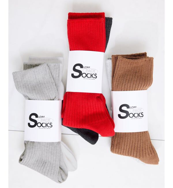 SLOBE IENA「《2枚セット》ルーズリブソックス 2SET」|ソックス|