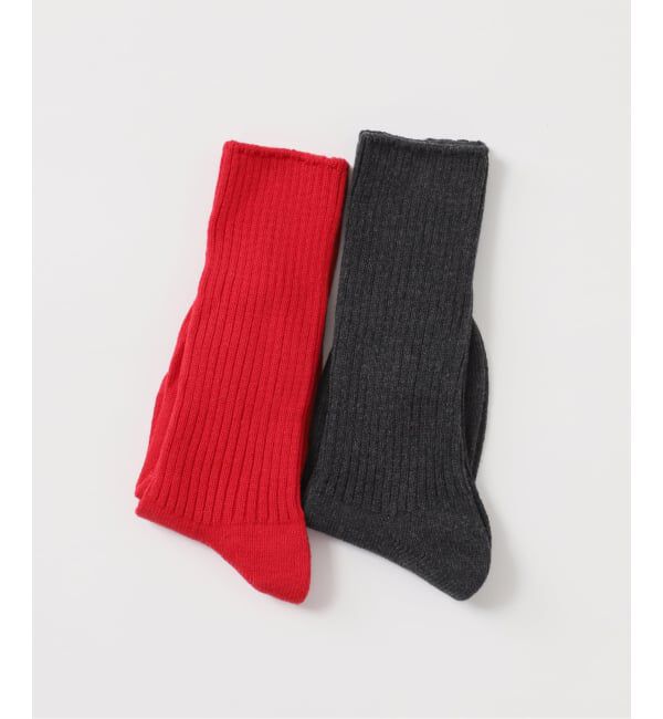 SLOBE IENA「《2枚セット》ルーズリブソックス 2SET」|ソックス|