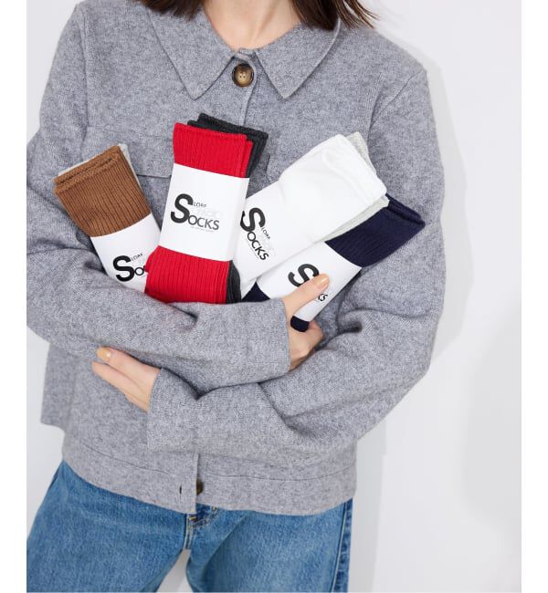 SLOBE IENA「《2枚セット》ルーズリブソックス 2SET」|ソックス|