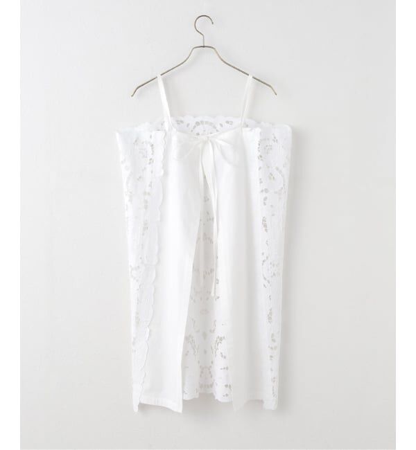 IENA LA BOUCLE「HERITER/エリテ cutwork parts tablecloth aprondr H0-00-7045」|ワンピース|