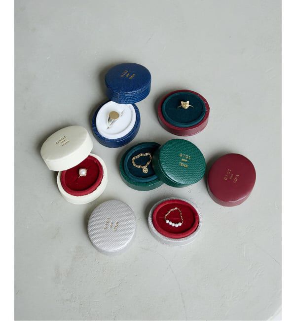 IENA「GIGI/ジジ 別注 PEARL SQUARE RING EX」|リング|